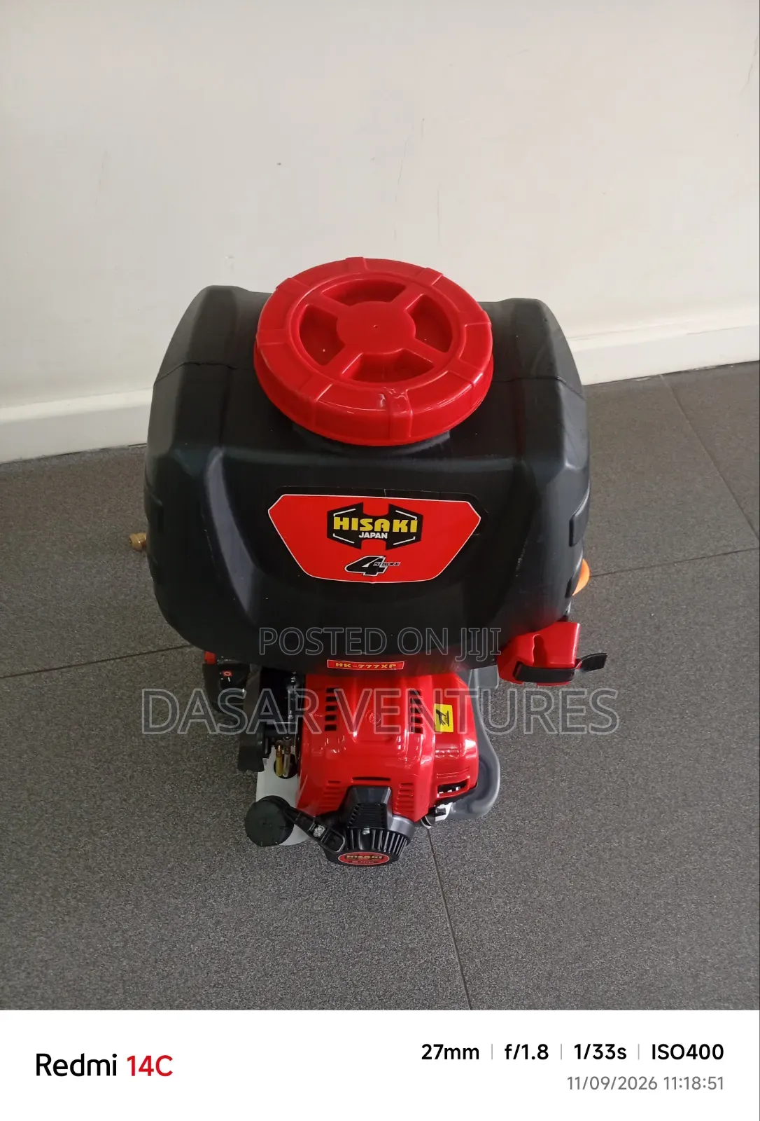 Knapsack Sprayer - Hisaki Motorised Back Pack