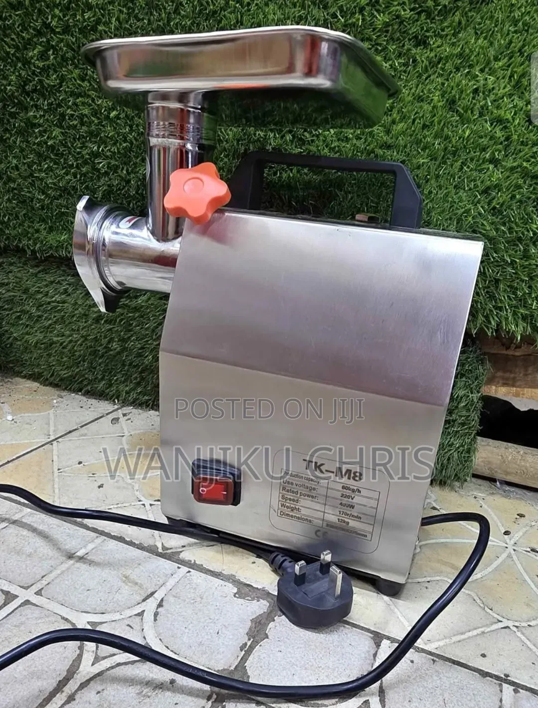 Stainless Steel Electric Meat Mincer TK-M12