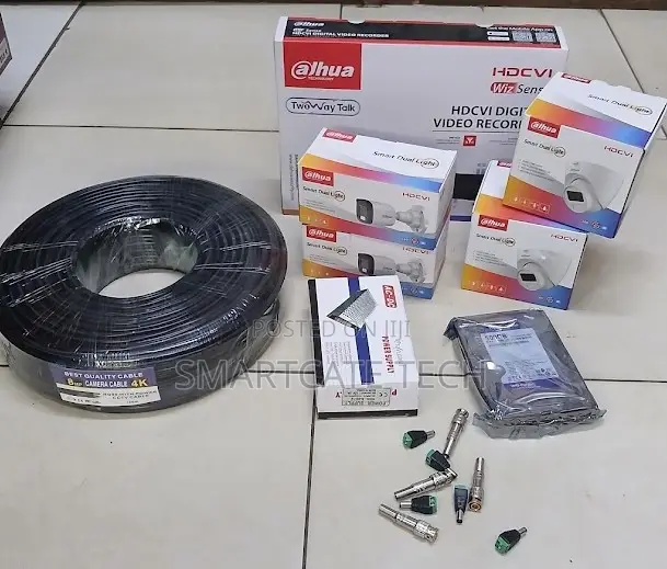 Dahua 4CH Security Camera Kit With Full Color Night