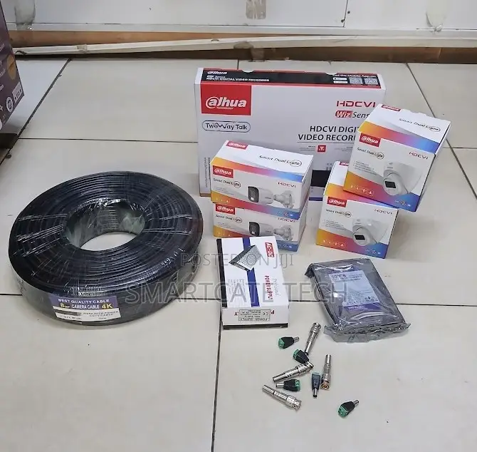 Dahua 4 Channel CCTV With Color Night Vision and Smart Remote Viewing
