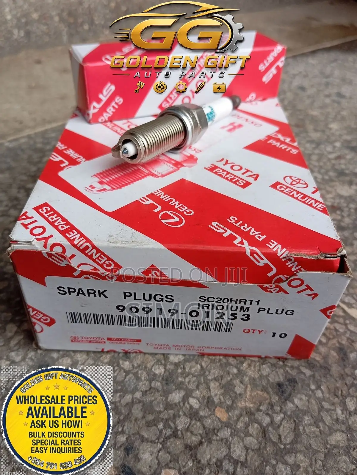 Toyota Genuine Iridium Spark Plugs (12mm Thread) 1.1mm Gap)