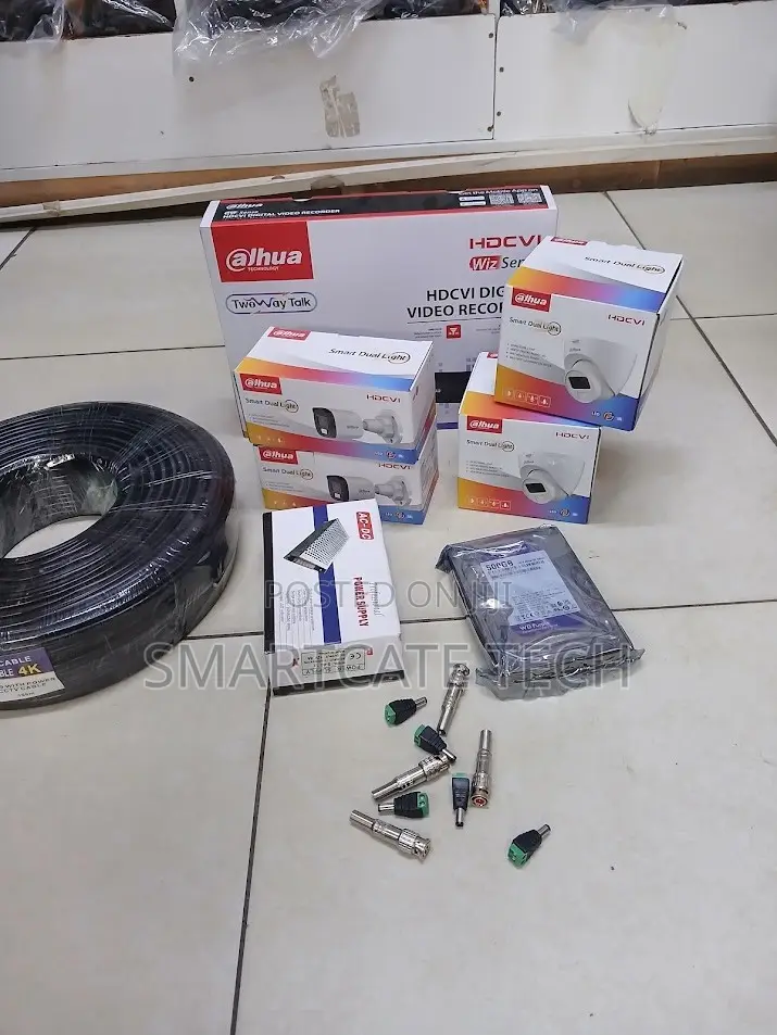 Dahua 4CH CCTV Kit Full Color Surveillance and Mobile Phone Access