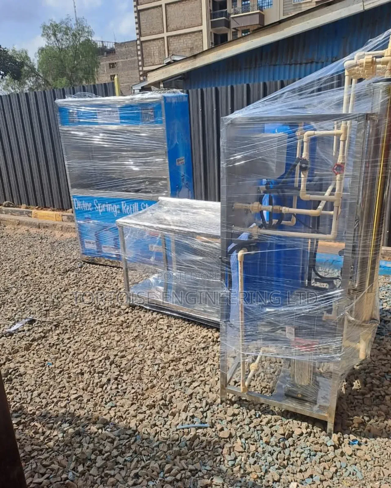 Water Purification Machine and Refiling Station