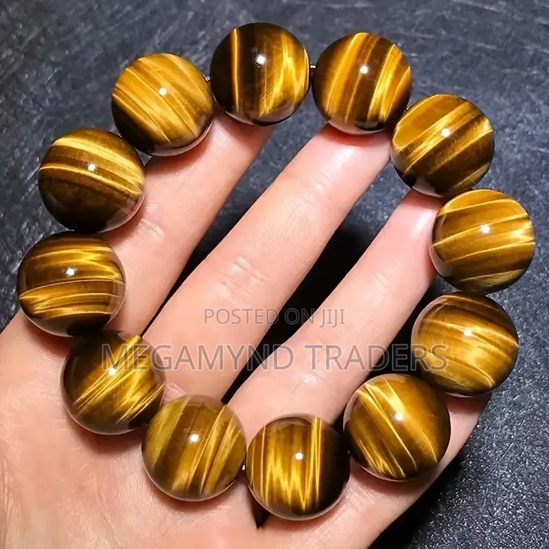 Tiger Eye Bracelet /Natural Tiger Eye Beads Bracelet