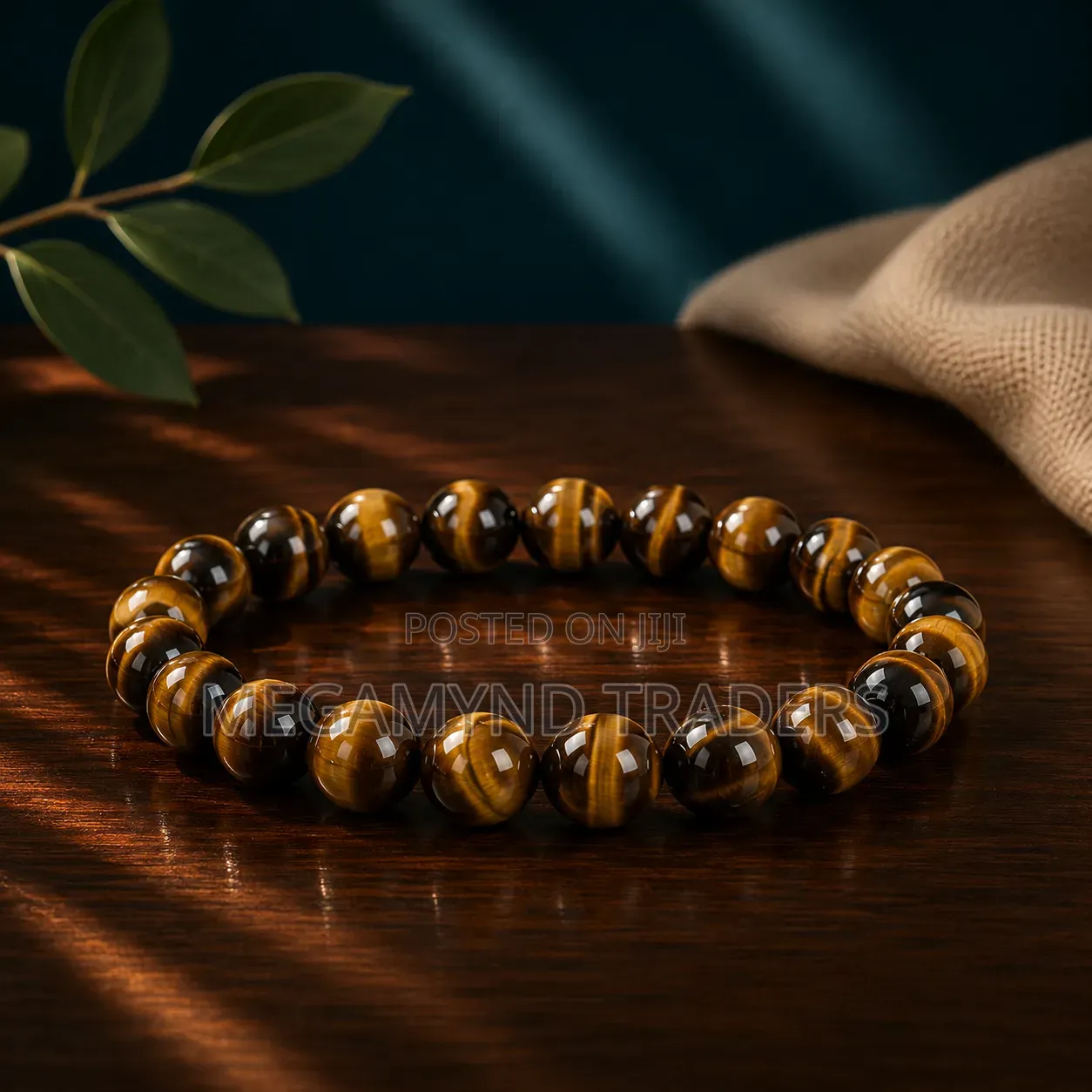 Tiger Eye Bracelet /Natural Tiger Eye Beads Bracelet