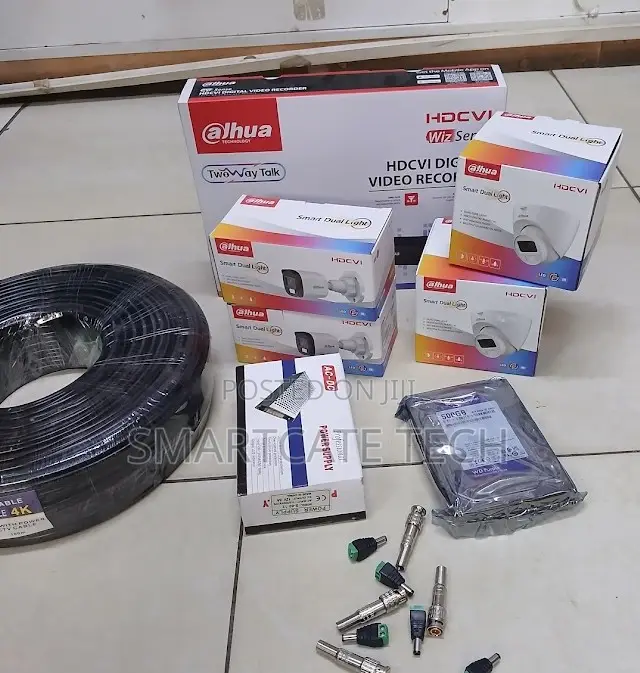 Dahua 4CH Full Color CCTV System With Viewing and Night Vision