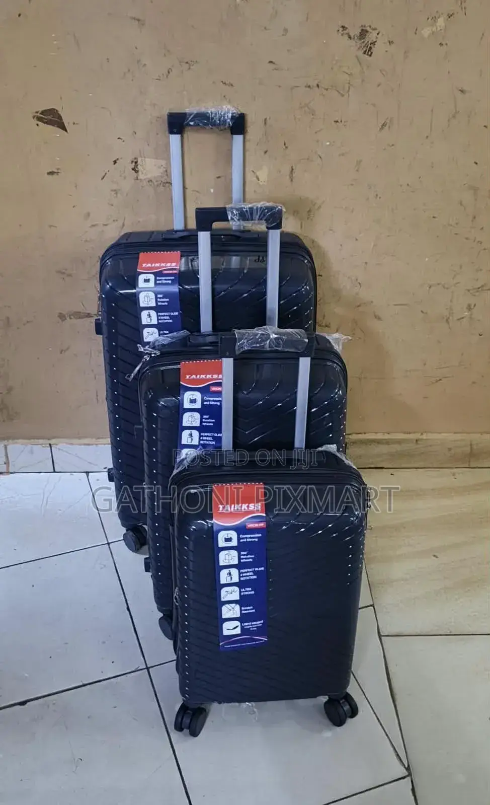 3-in-1 Unbreakable Suitcase Set – Durable Travel Luggage 