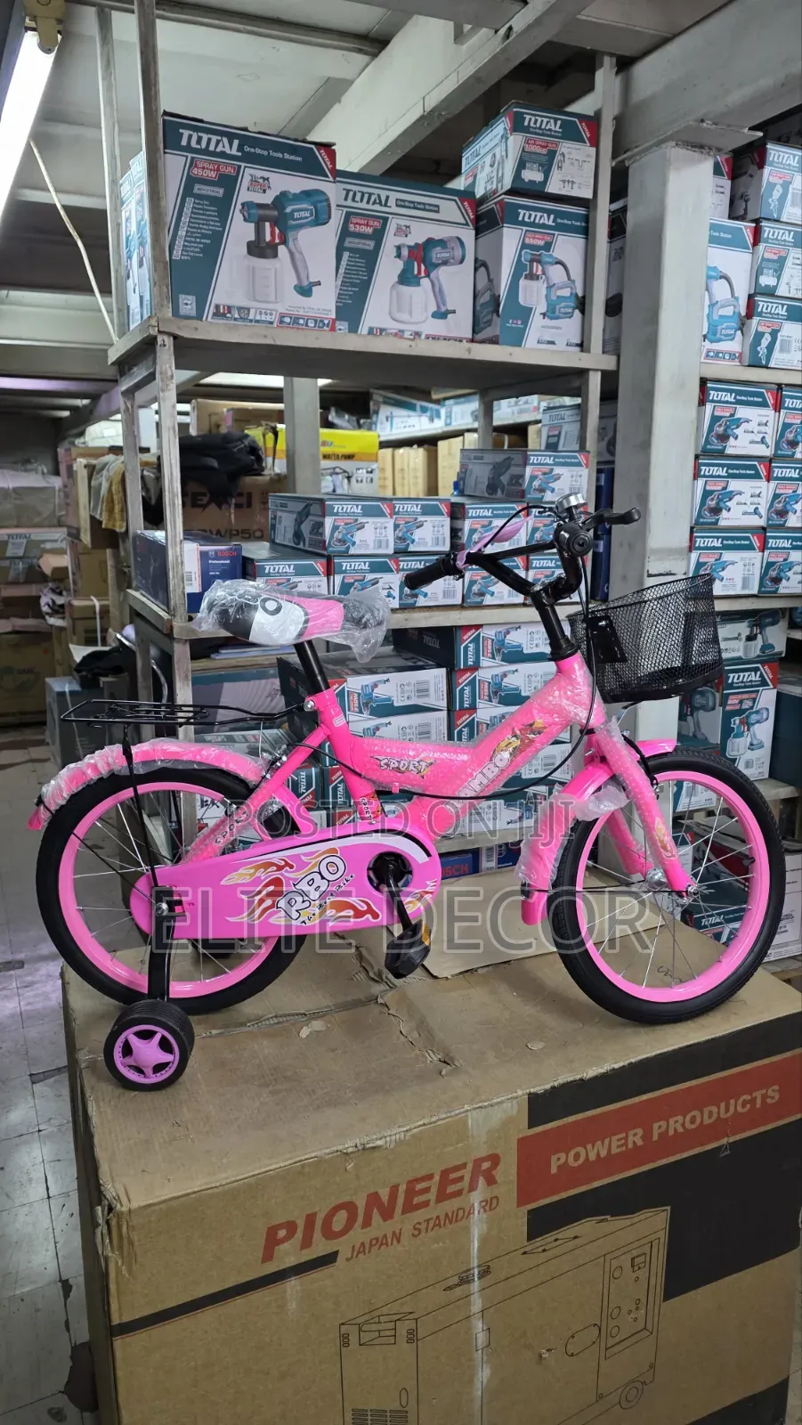 Rambo Bike Size 16" Girls Pink Bicycle