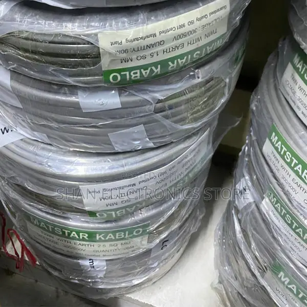 90M 2.5mm Twin Earth Electrical Wire – Professional Wiring Cable