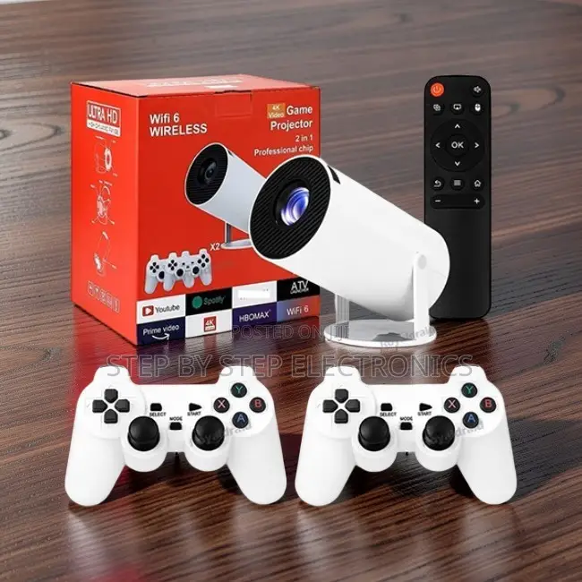 Modern HY300 Pro+ 2 in 1 3D Game Gaming WIFI Android Projector