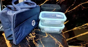 2 Glass Lunch Box Set With a Bag