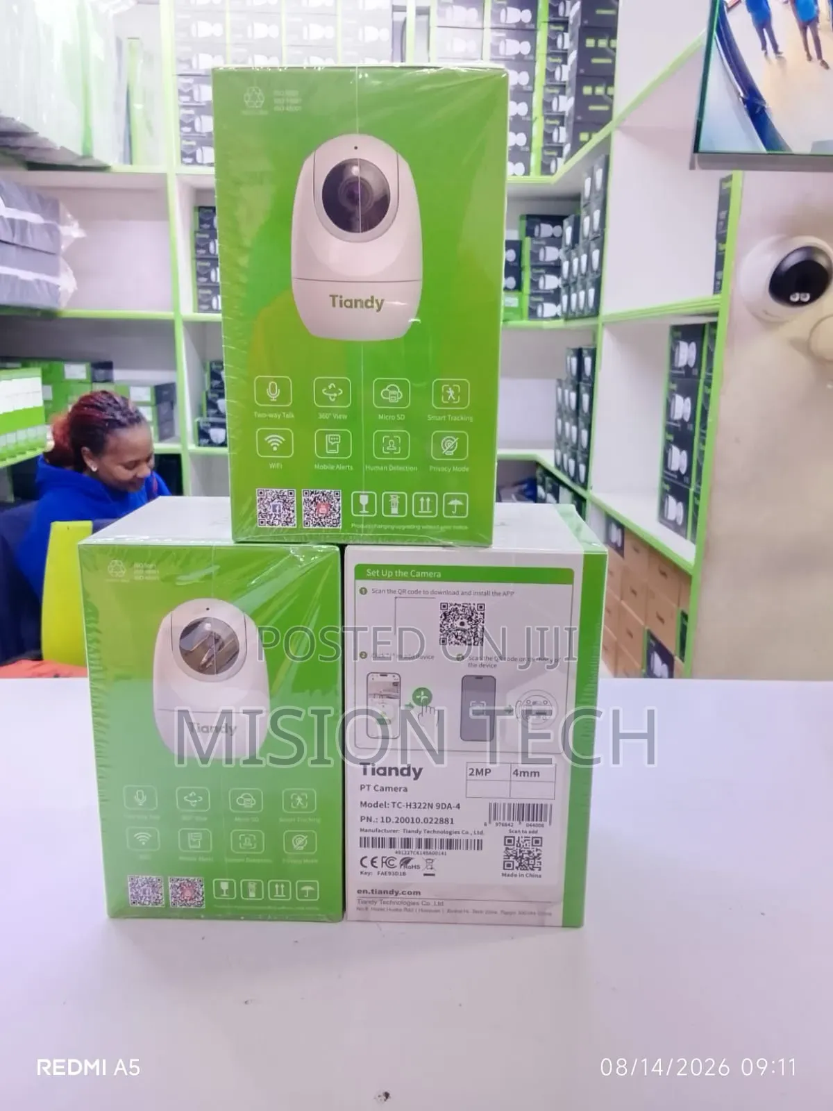 Tiandy 2MP Wireless Camera
 