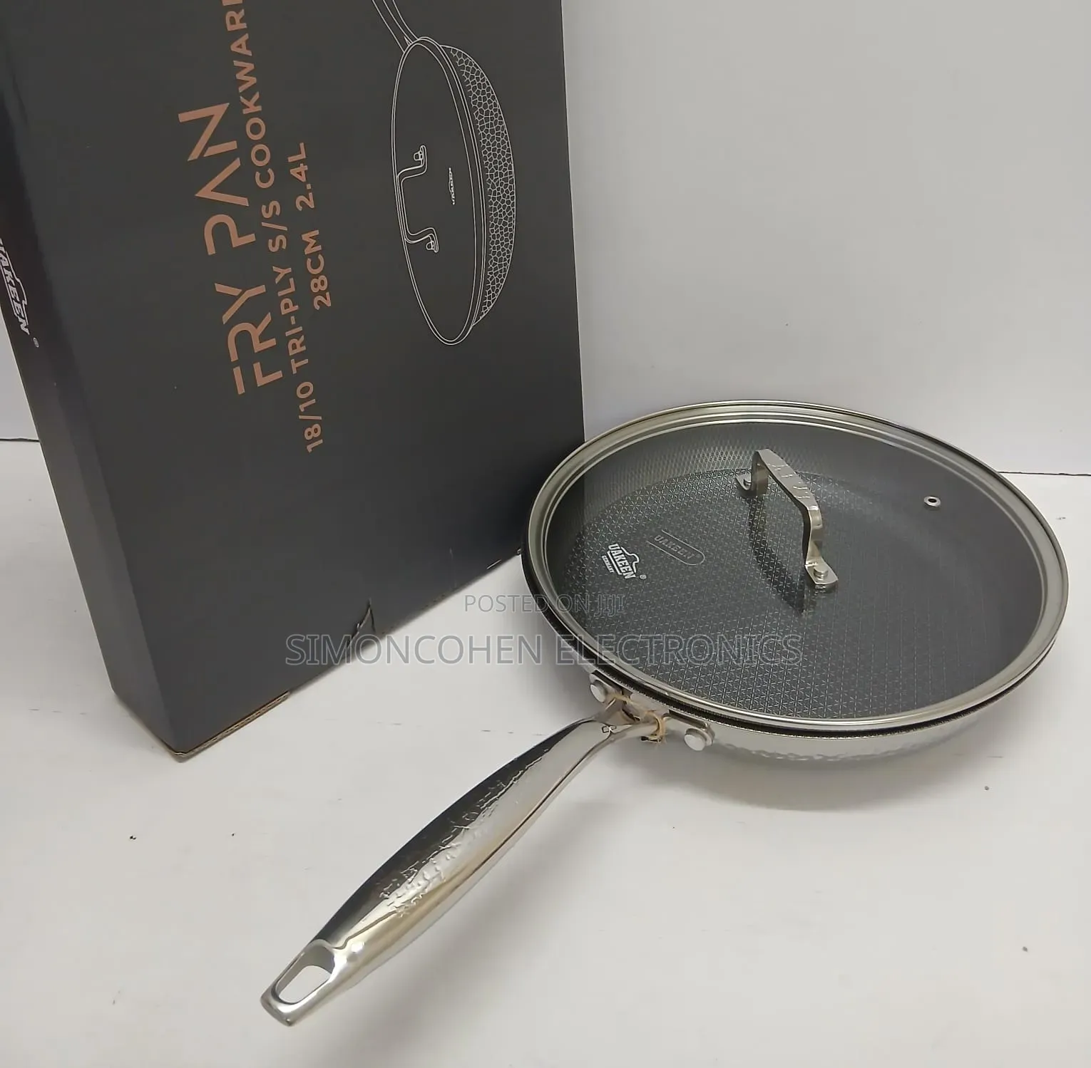 Stainless Steel Non-Stick Frying Pan 28cm