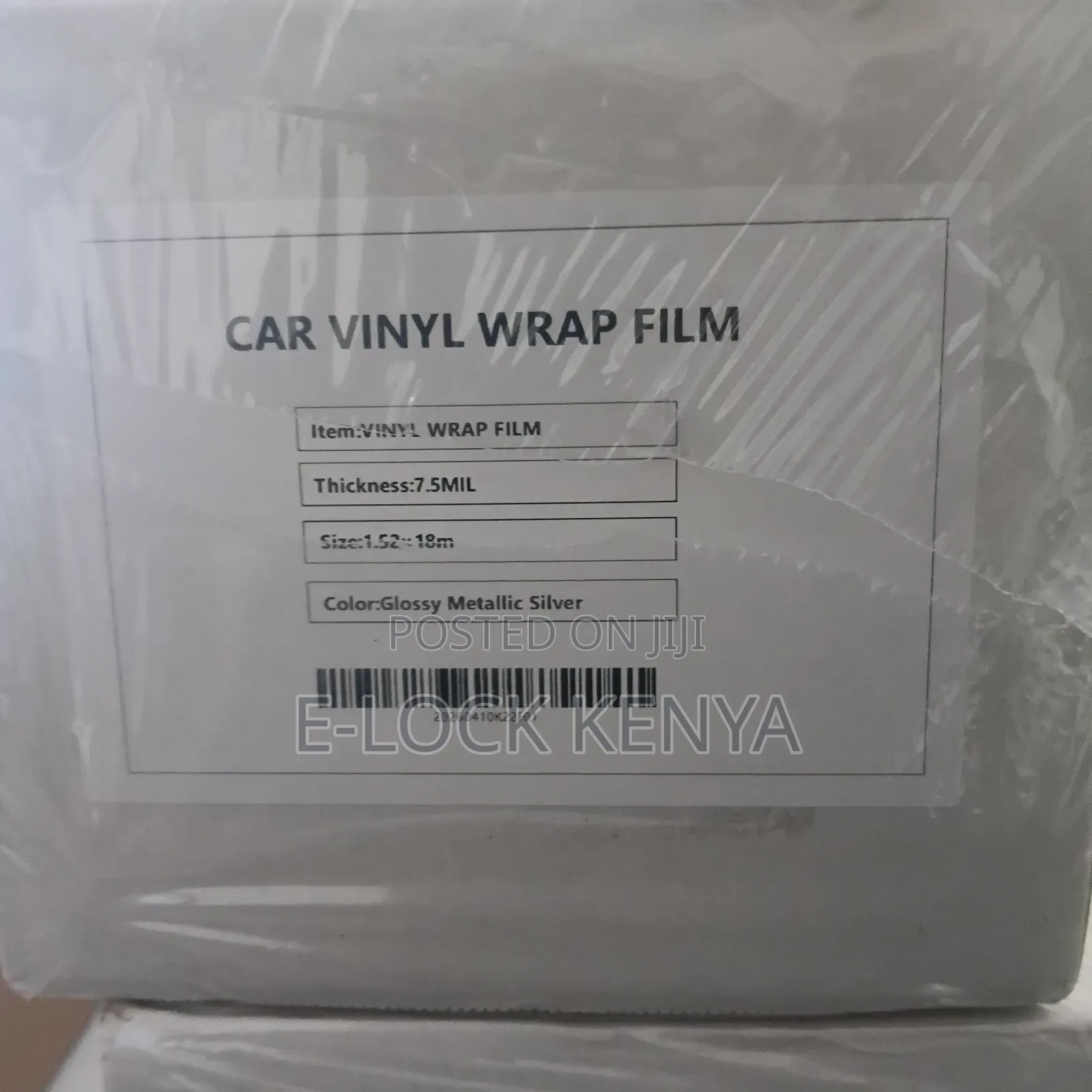 Metallic Silver Car Wrap Per Meter