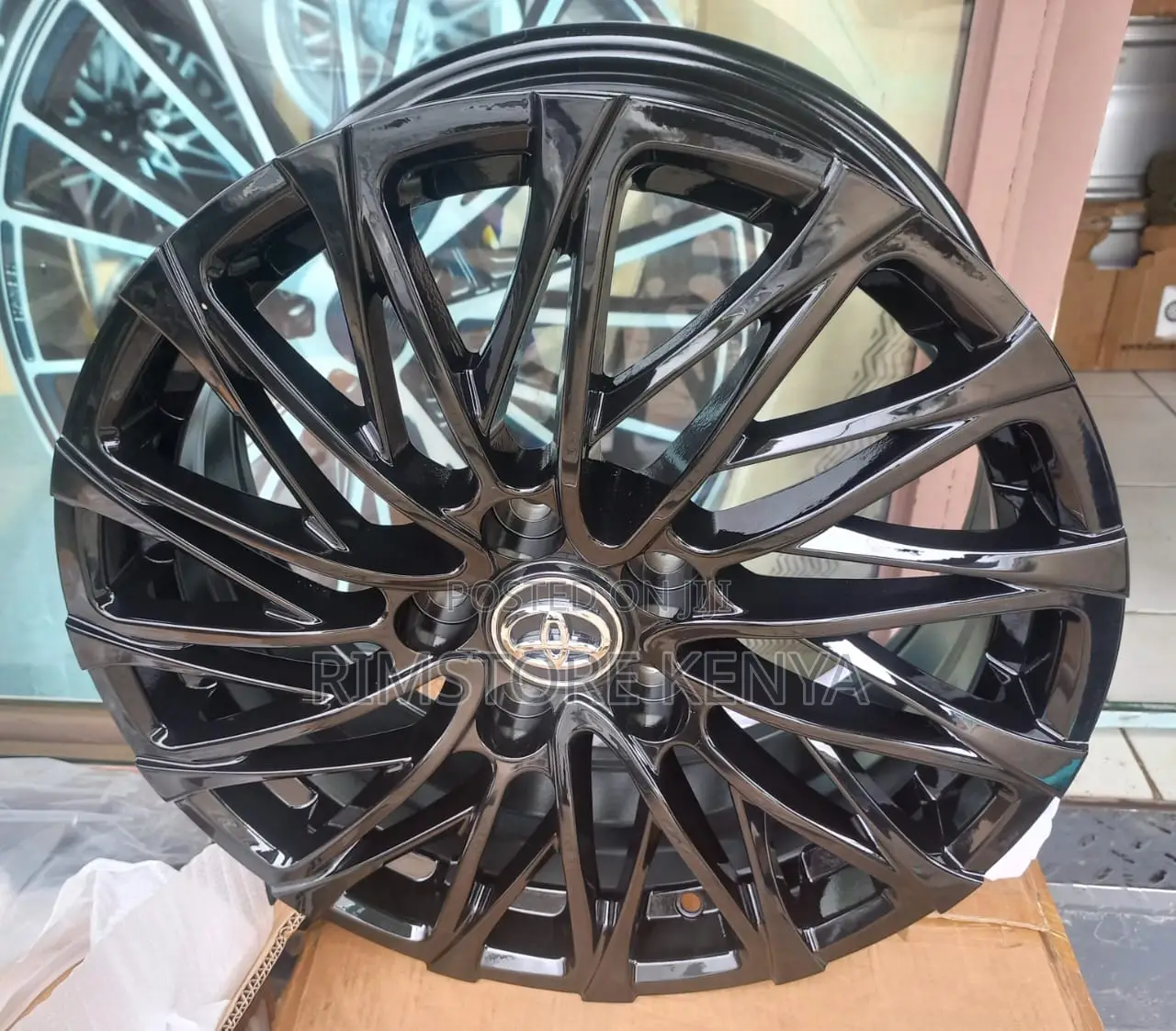 Rim Size 17 Black, Mark X, Crown,RA4, Vanguard, Mark 2, Full Set.