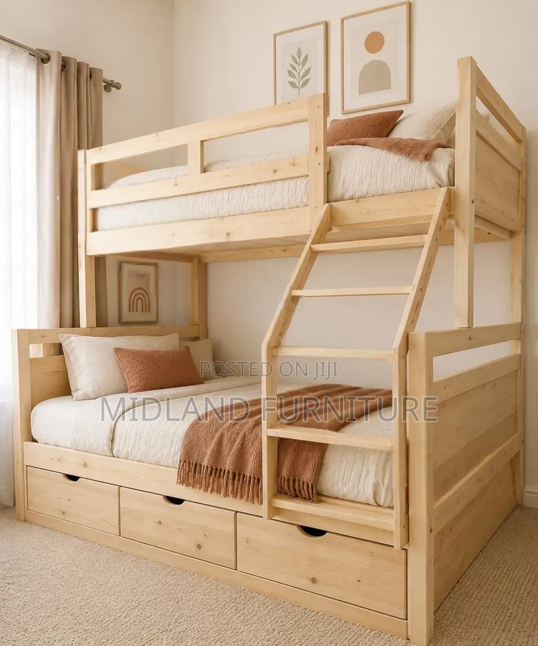 Wooden Double Decker Beds Available on Order