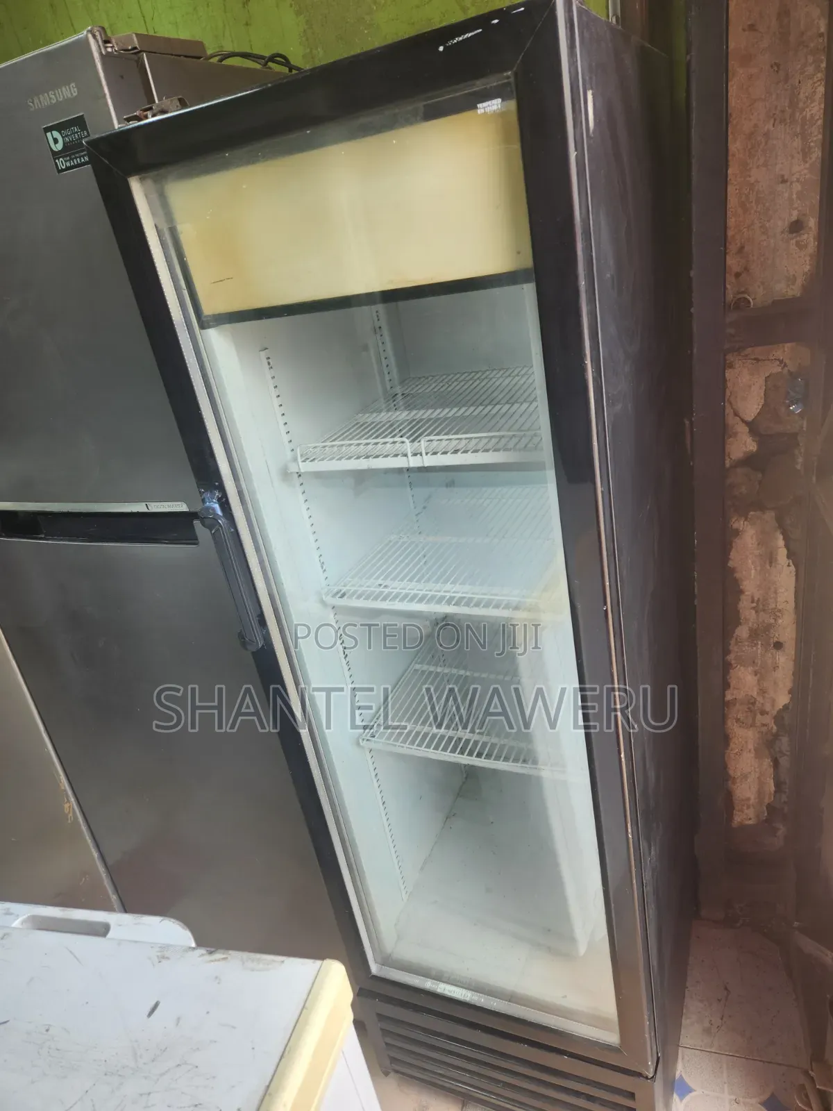 Black Showcase Chiller Fridge