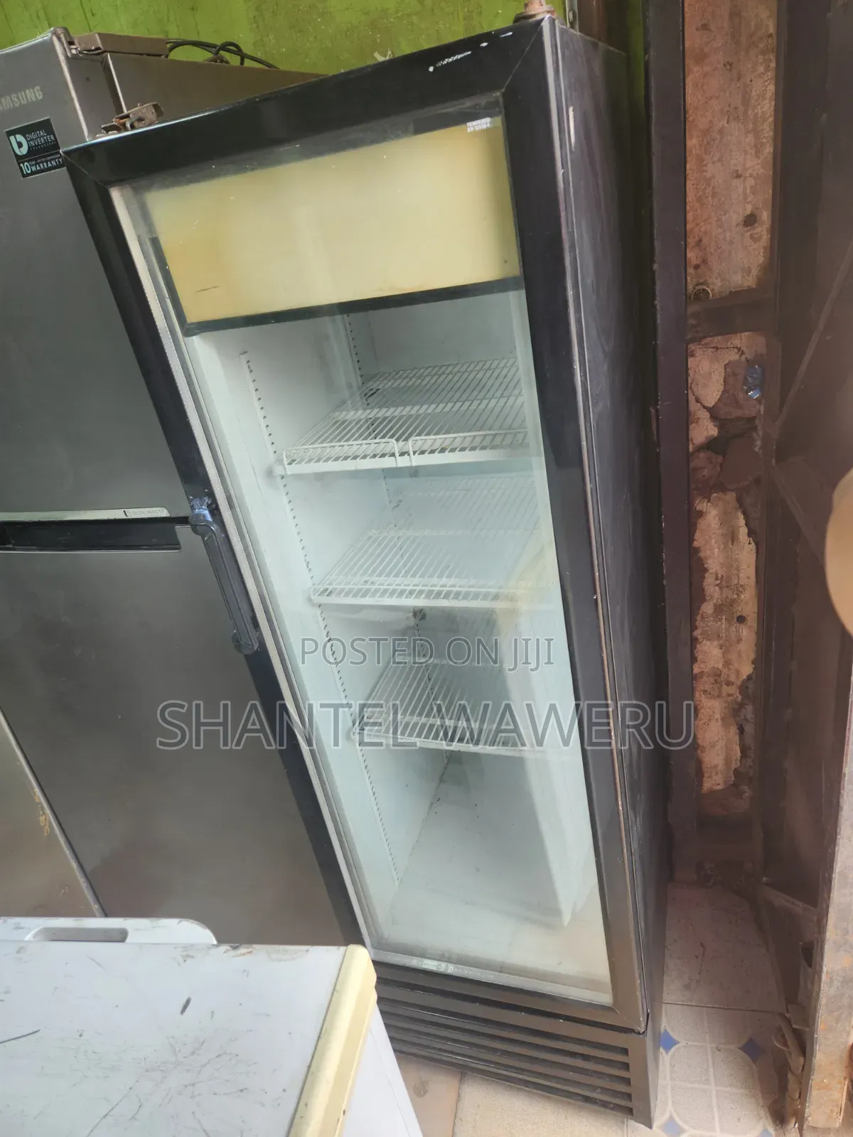 Black Showcase Chiller Fridge