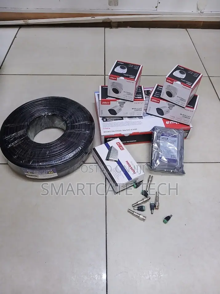 Dahua 4CH CCTV DVR System With HD Cameras Day Night Surveillance