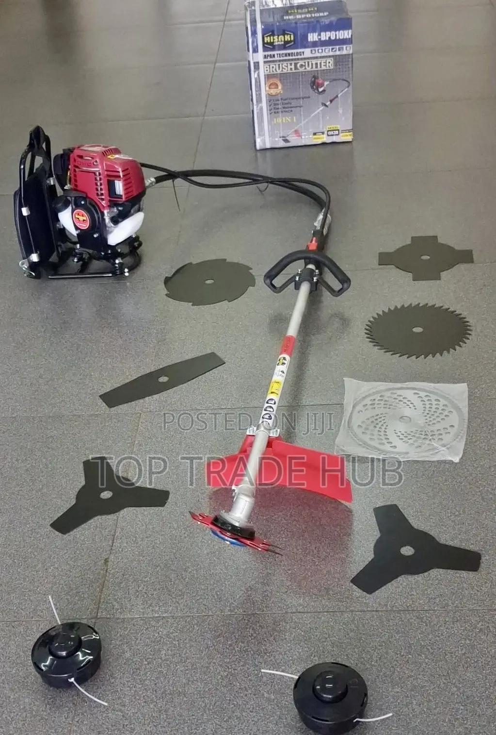 Hisaki Japan Back Pack Grass Brush Cutter 4 Stroke 10 BLADES