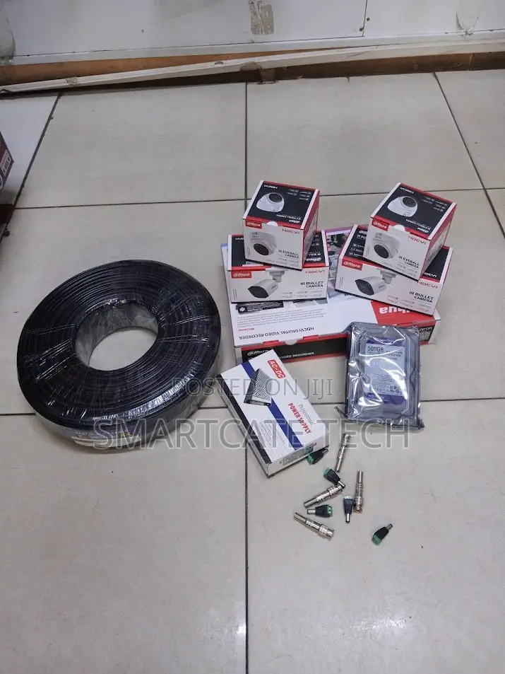 Dahua 4CH DVR Security With HD Night Vision Cameras for Surveillance