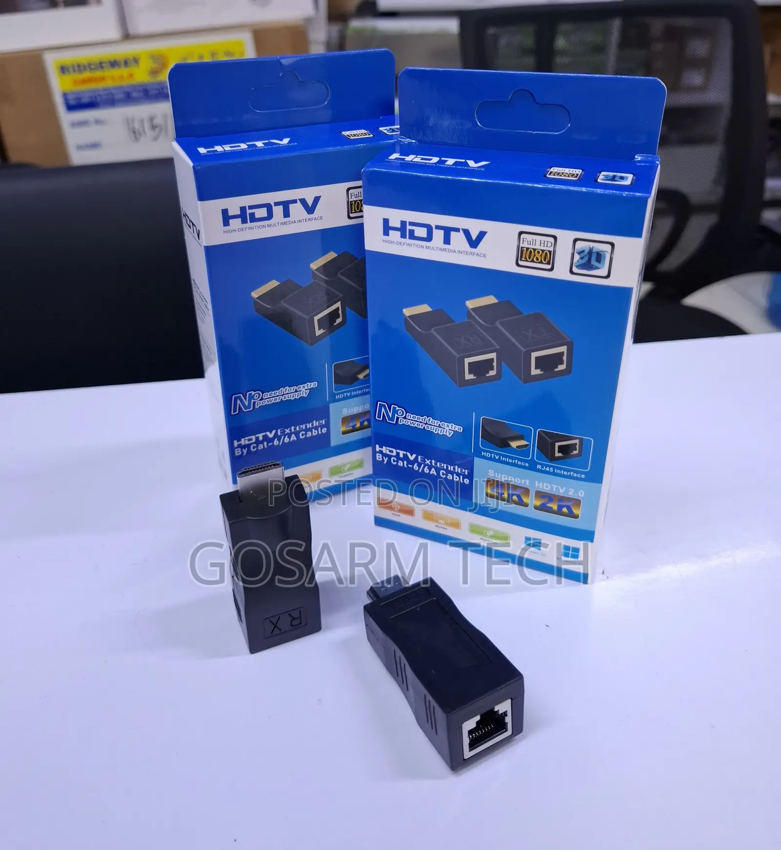 30M HDMI Extender HDMI to RJ45 Network Cable Extender