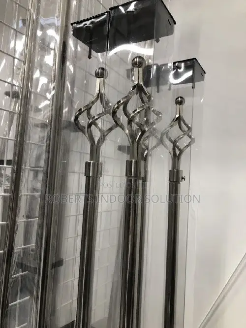 Classic Bronze Finish Double Window Curtain Pole