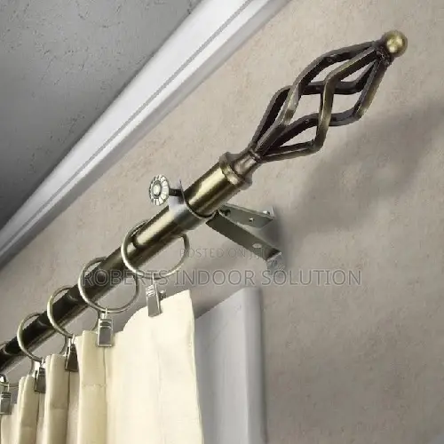 Curtain Pole Set for Balcony Living Room Windows
