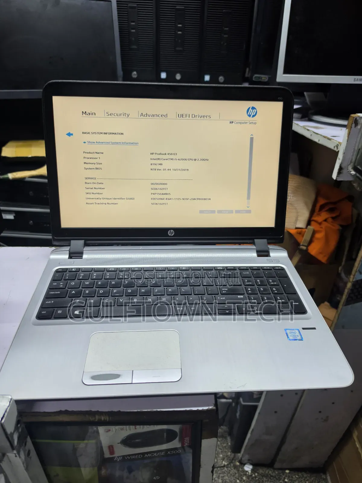 Laptop HP ProBook 450 G3 8GB Intel Core i5 SSD 512GB