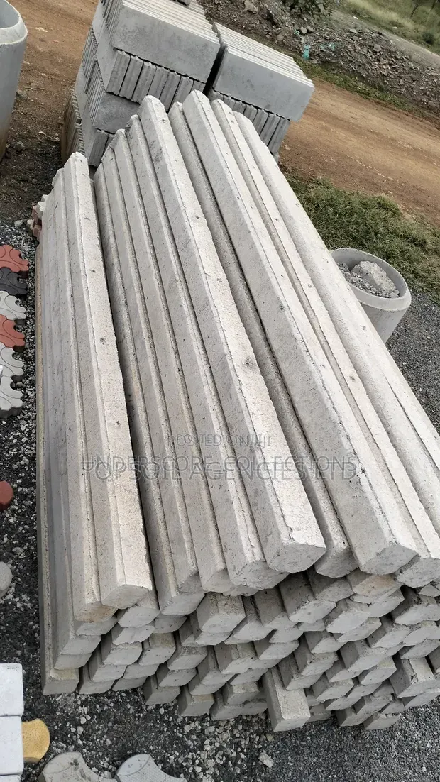10ft Straight Concrete Fence Posts