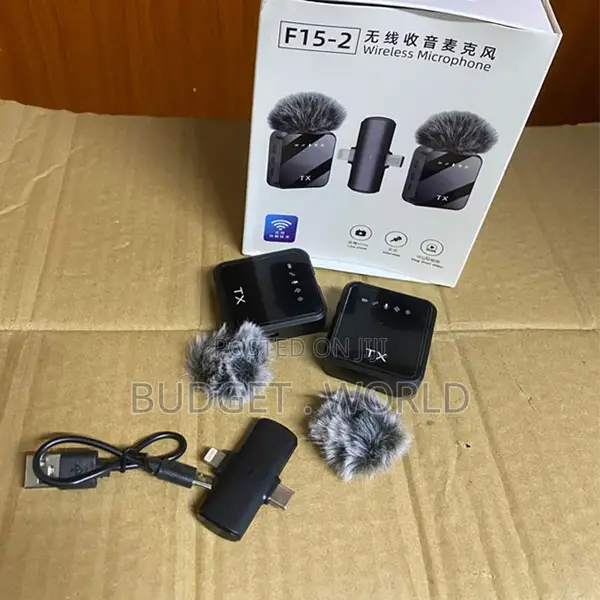 Type C F15-2 Wireless 5-6 Hours Collar Wireless Microphone