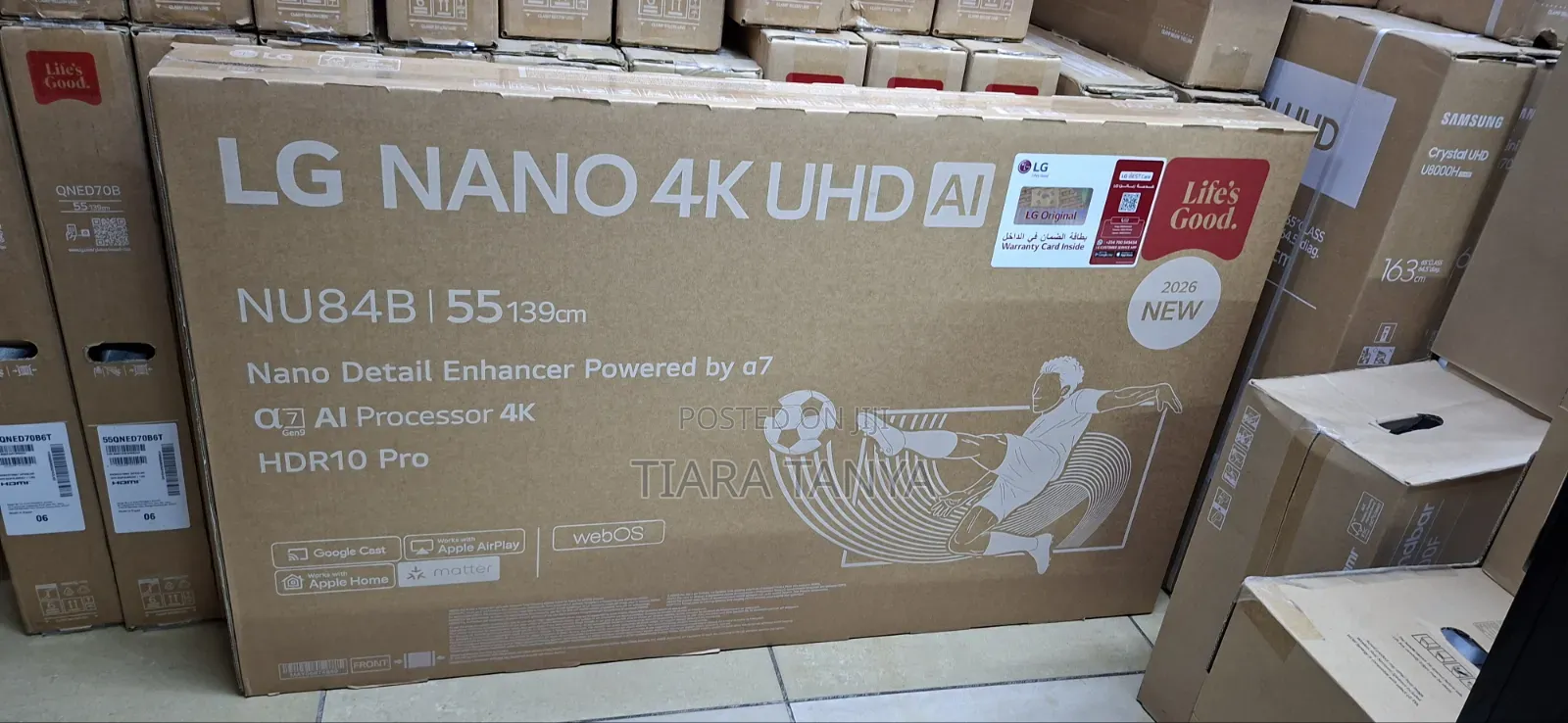 LG 55NU840B6LA NANO Smart TV 55 Inch Resolution Built-in Receiver