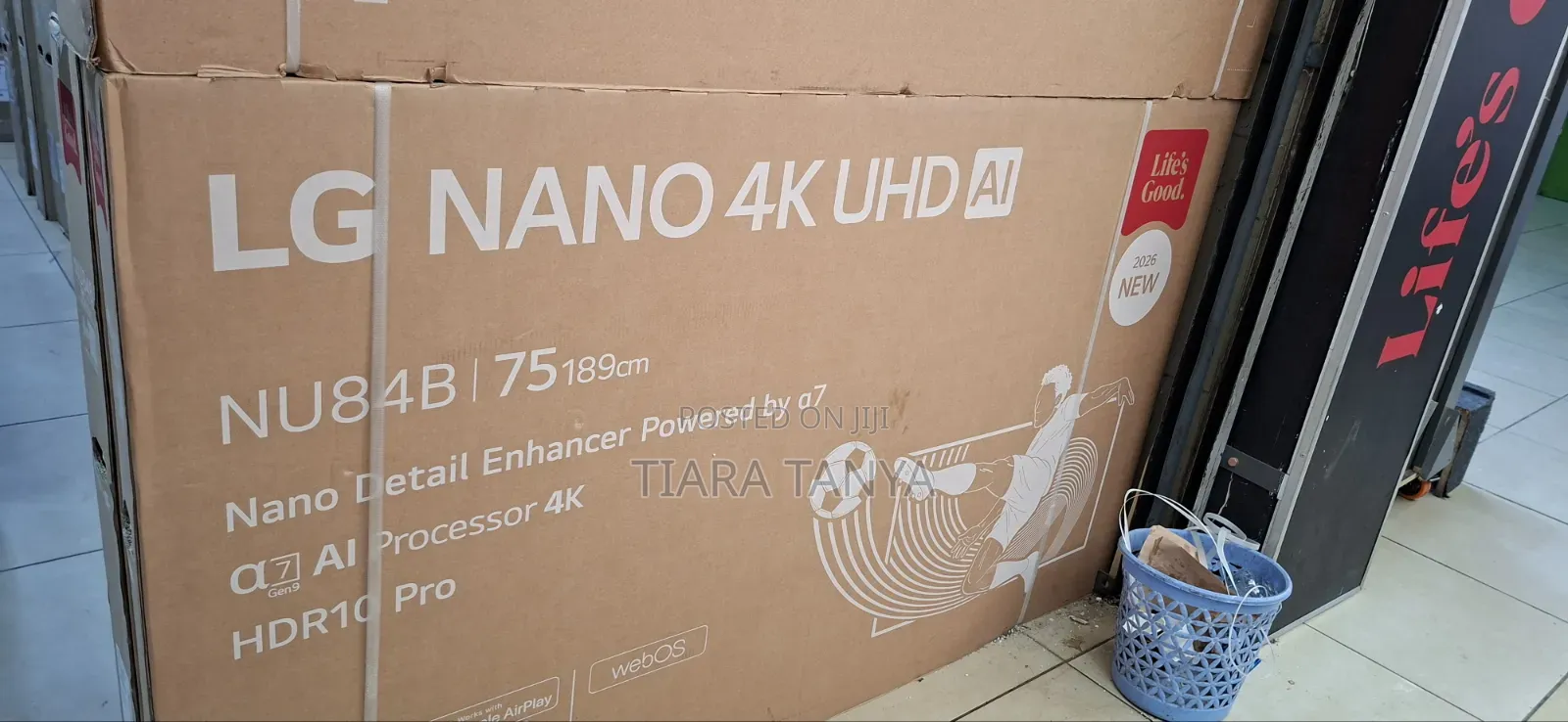 75 Inch LG Nano Ai Nu84 Smart TV 2026
75nu840b6la