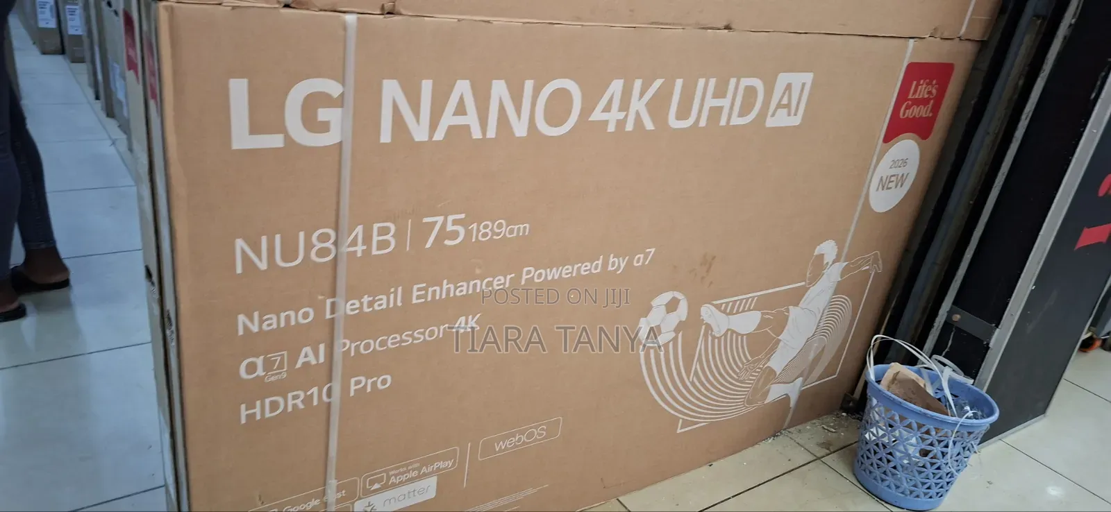 75 Inch LG Nano Ai Nu84 Smart TV 2026
75nu840b6la