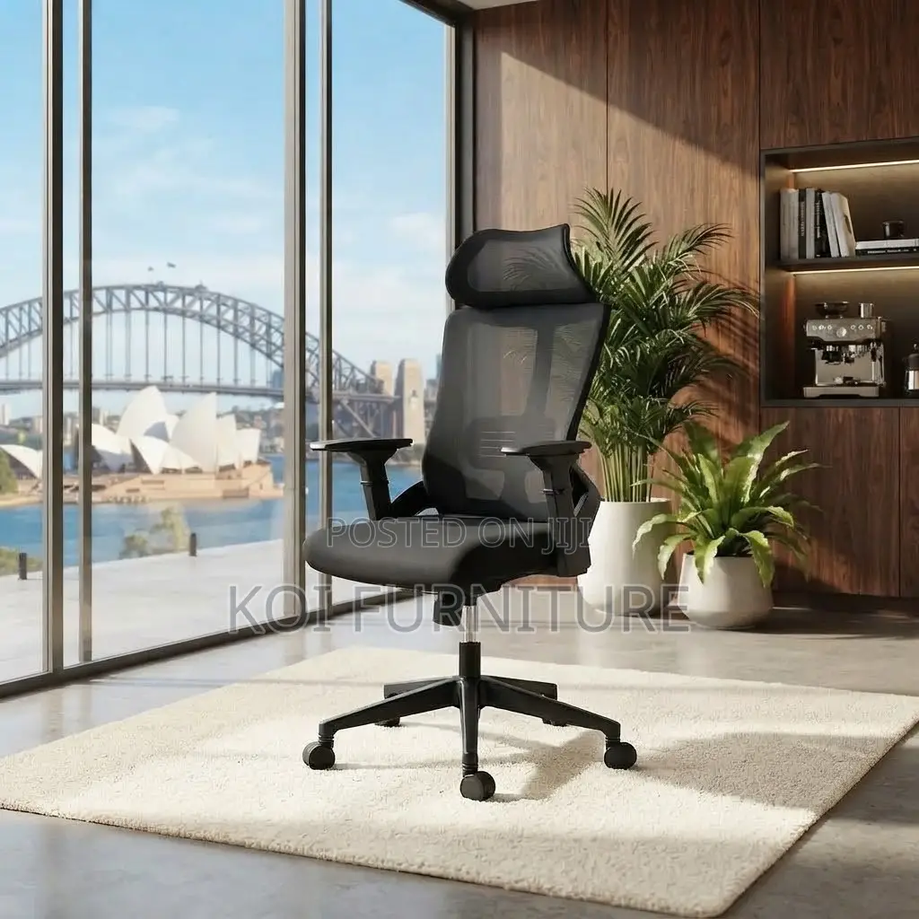 Office Chairs; Executive Ergonomic Office Seat in Lamar Style