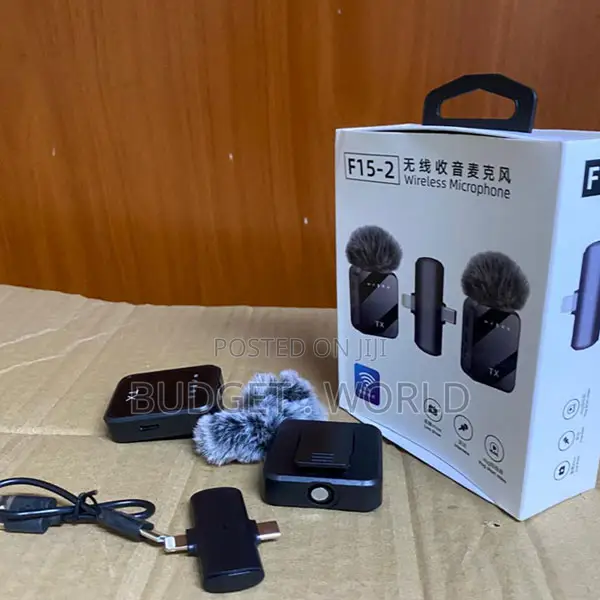 Lavalier Lightweight Wireless Plug Play Recording VloggingF15-2
