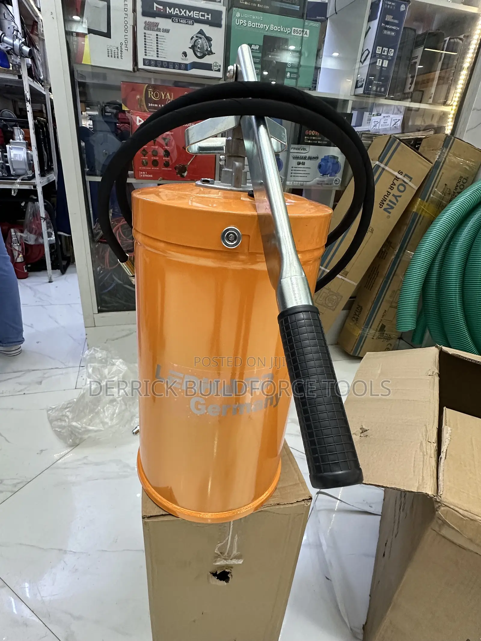 Lenhard Germany 10kg Grease Pump Bucket