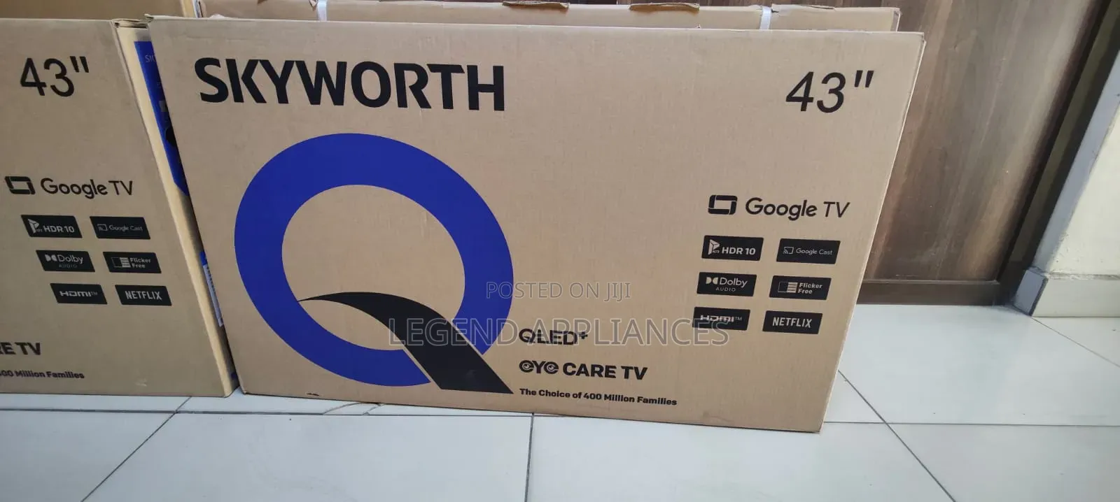 Skyworth 43Q5600H , 43" QLED Google TV - Black (1YR WRTY)