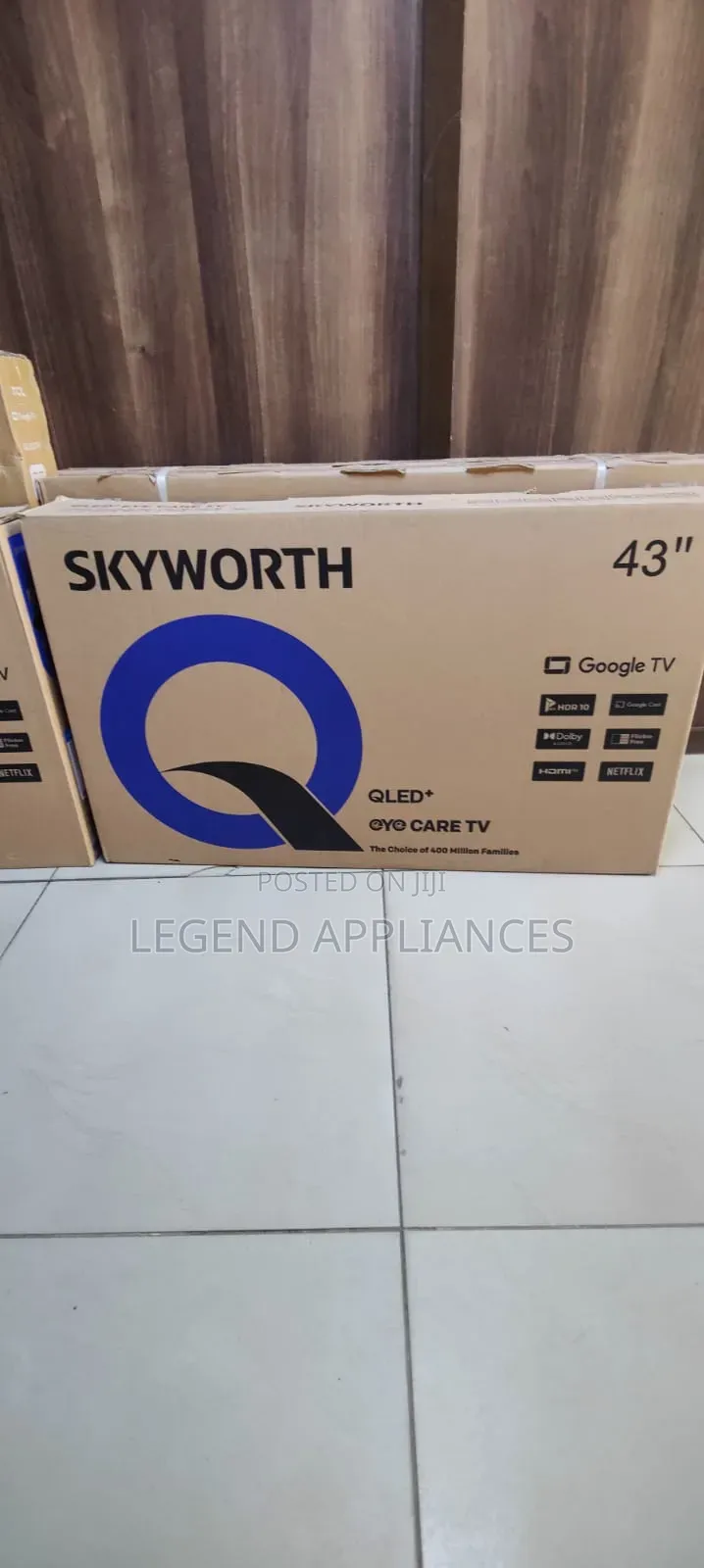 Skyworth 43Q5600H , 43" QLED Google TV - Black (1YR WRTY)