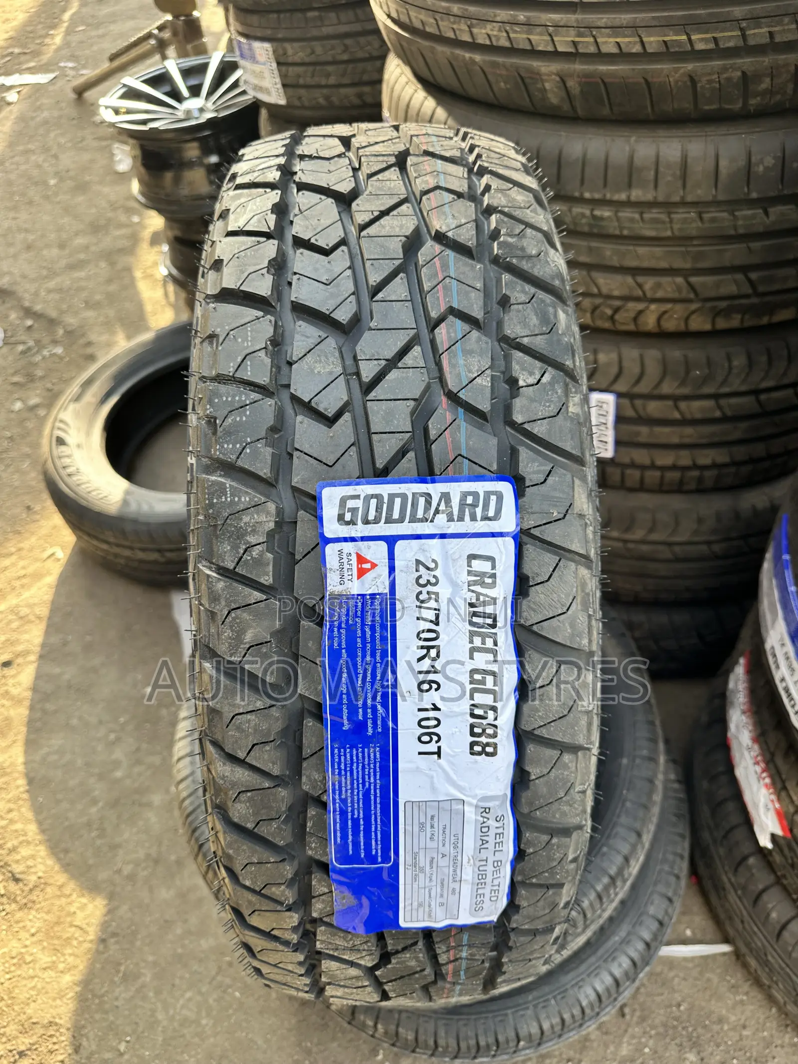 235/70r16. Goddard
