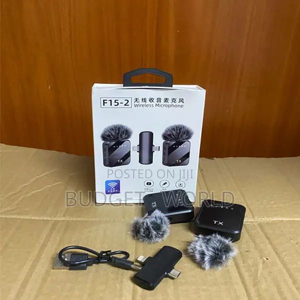 Lightweight Clip-on Design F15-2 Wireless Microphone Professional