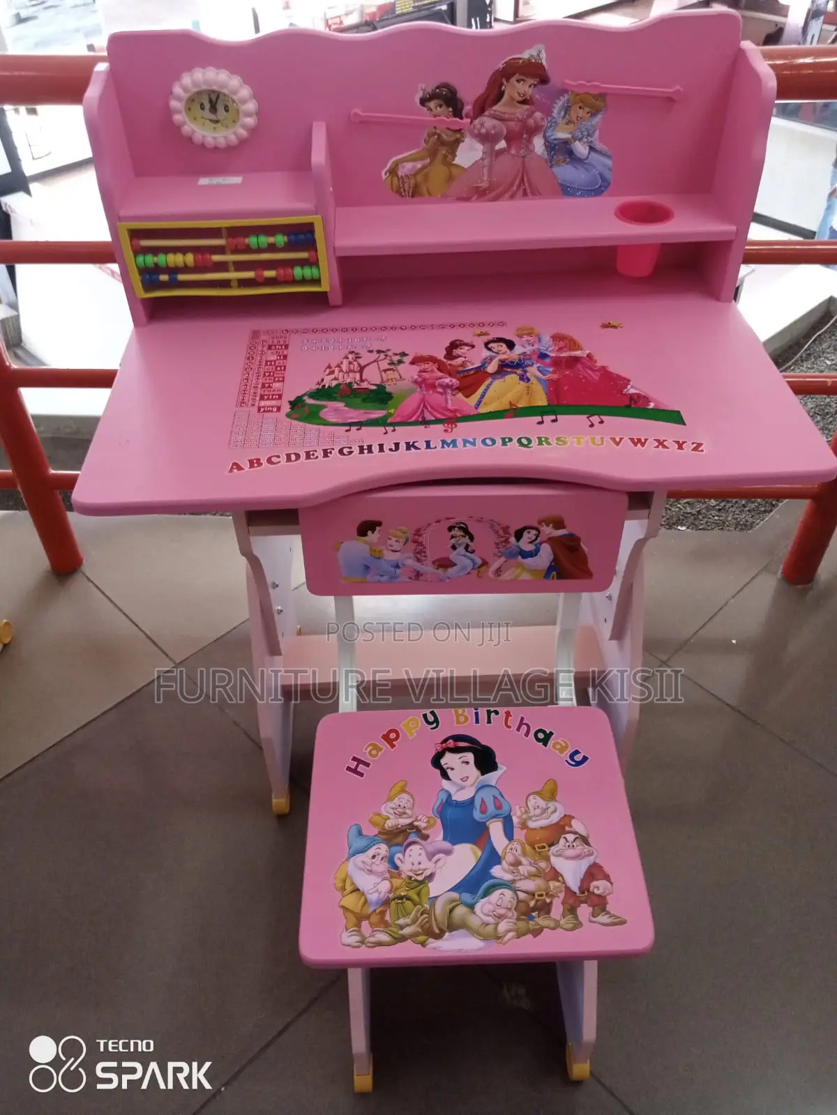 Kids Furniture Generic Cartoon Themed Study Set