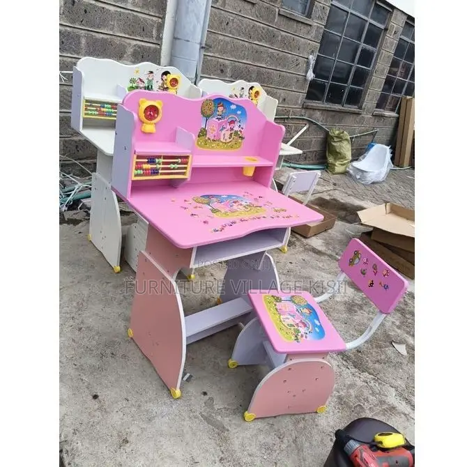 Kids Furniture Generic Cartoon Themed Study Set