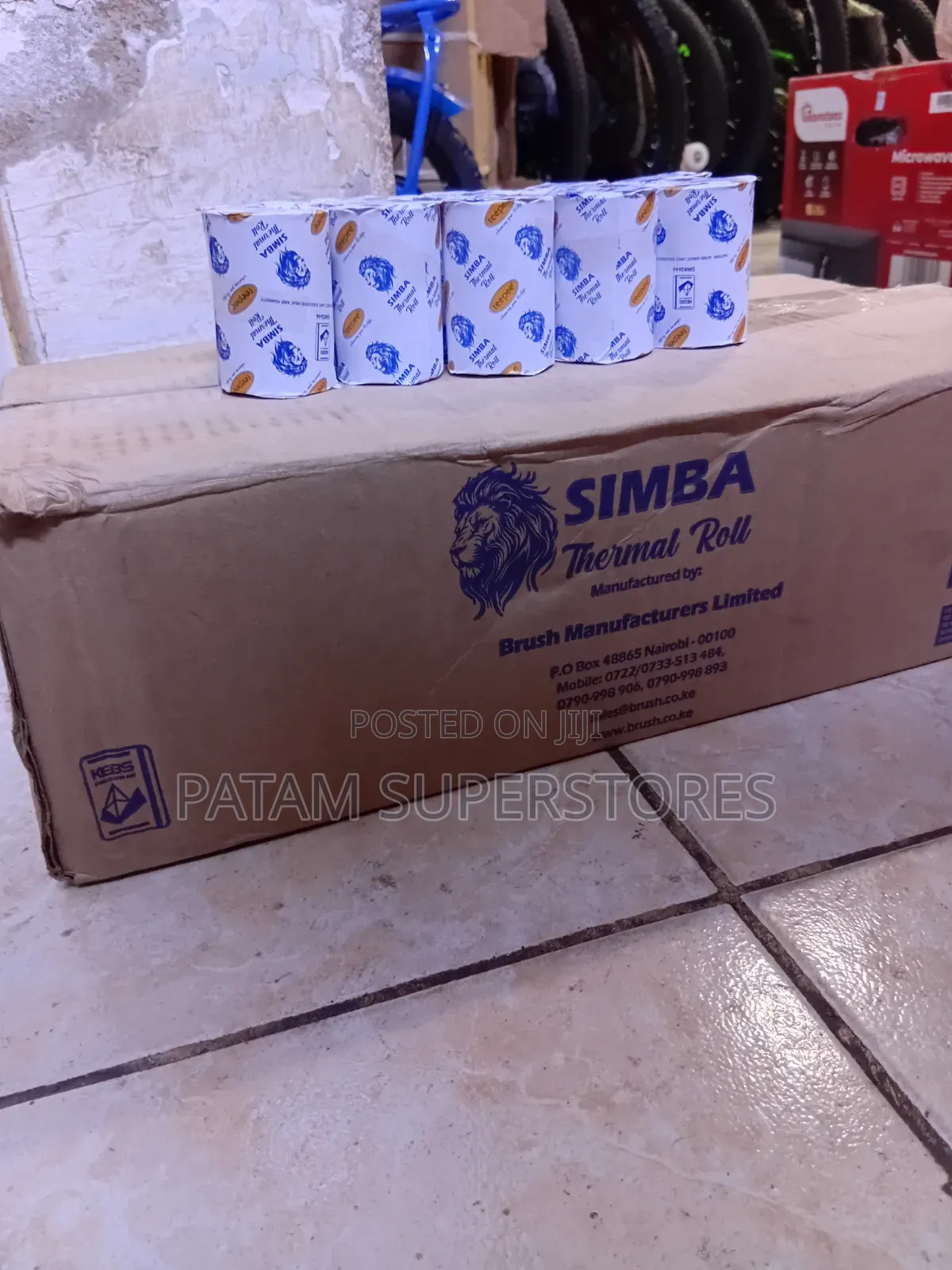 Simba Thermal Rolls Paper 100pcs 57*40mm