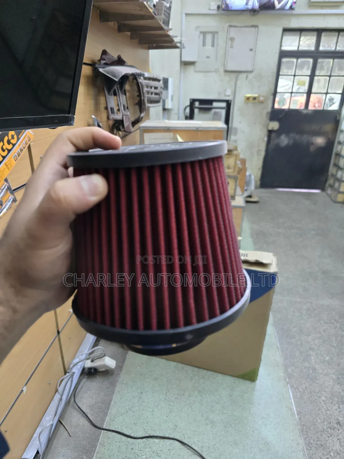 K N Air Filter Cold Air Intake.