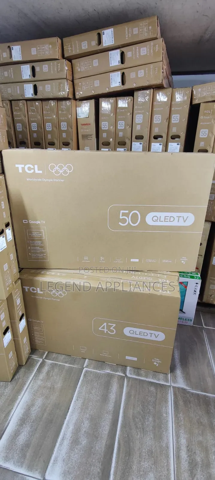 TCL TV 50 Inch Qled T6d Uhd Smart Google TV - Hdr10+ Dolby Vision