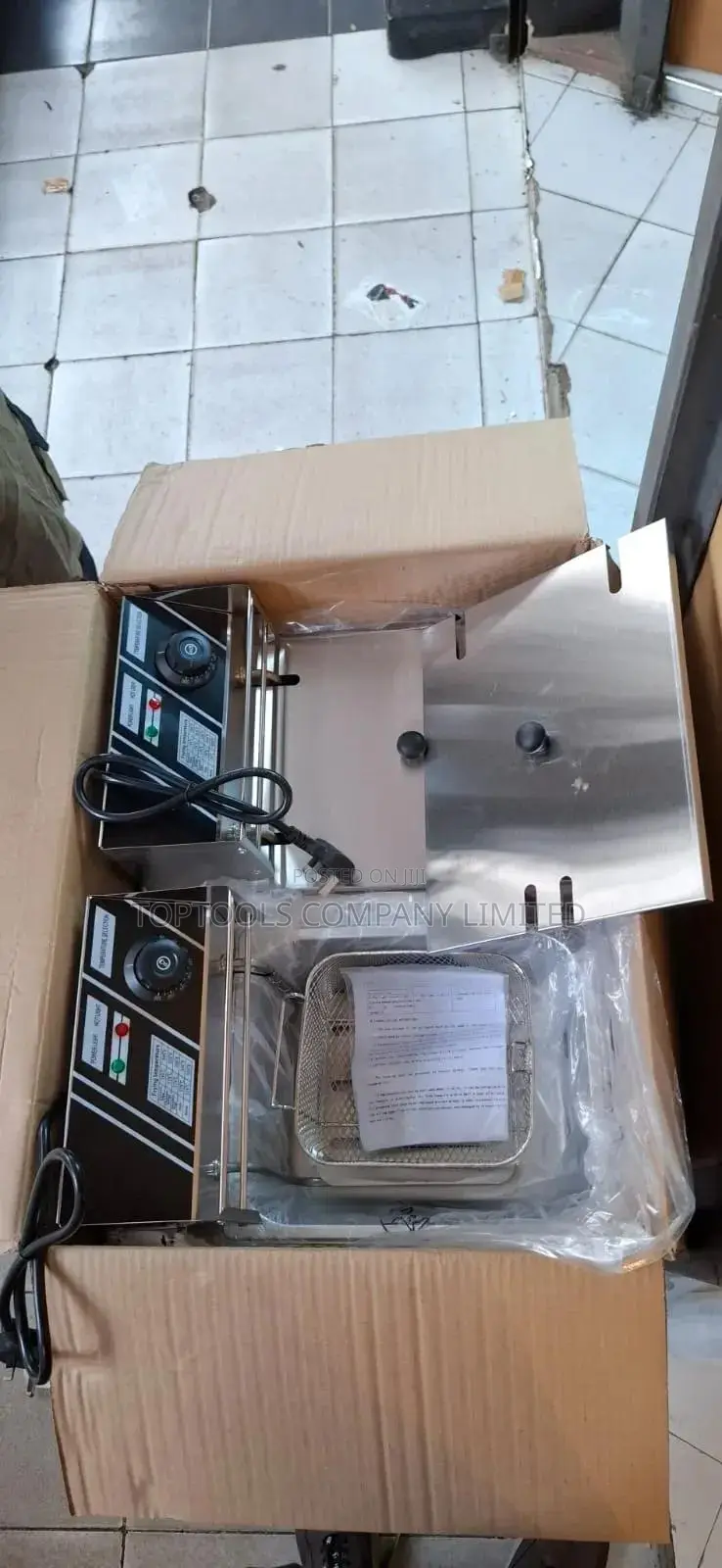 Commercial Double Fryer 12l