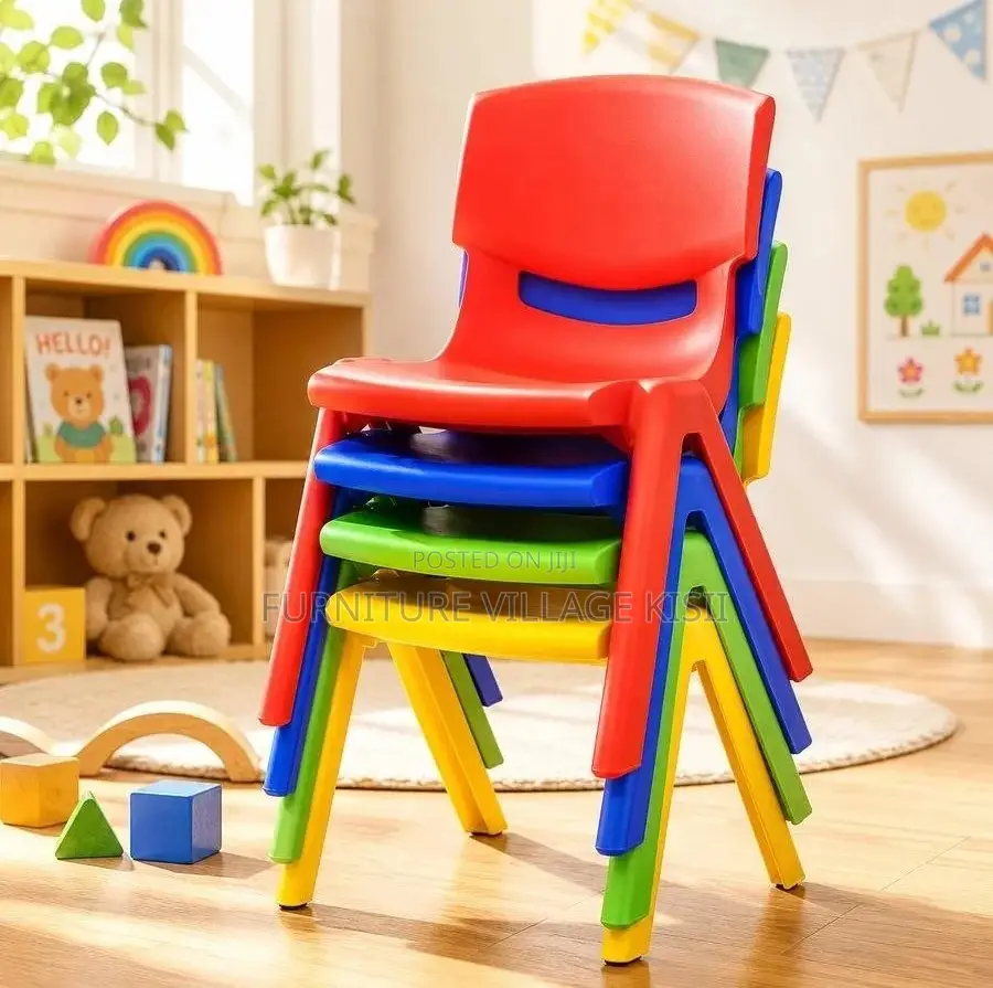 Kids Furniture; Stackable Plastic Kids Chair