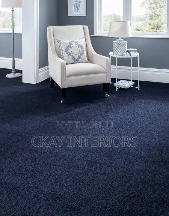 Brown and Blue Modern Flooring Delta Wall to Wall Carpets