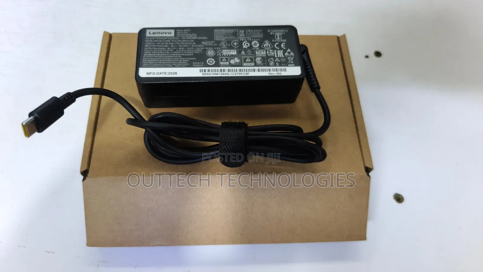 Lenovo Type C Laptop Chargers Adapter 65W